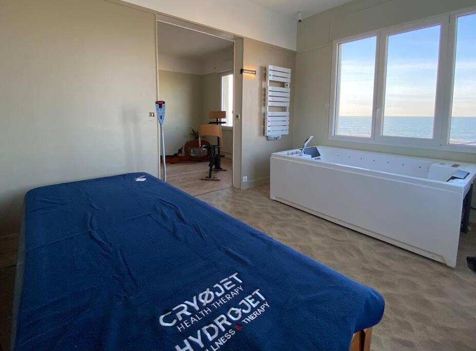 Spa Privatif Face Mer Riva Romantic & Spa Ouistreham Kültér fotó